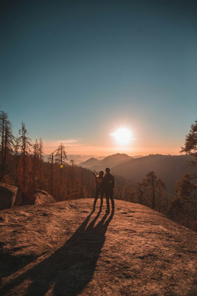 My girlfriend Carleigh and I traveled to Sequoia National Park - here we are admiring the beautiful sunset.

If you find my photos useful, please consider subscribing to me on YouTube for the occasional photography tutorial and much more - https://bit.ly/3smVlKp - Id greatly appreciate it!